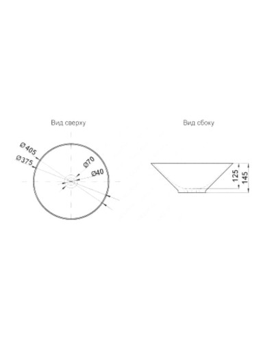 Раковина-чаша Melana 40 MLN-T-4006-B8+B3 Салатово-красная