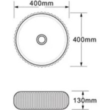 Раковина-чаша Bronze de Luxe 40 1382W Белая