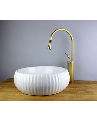 Раковина-чаша Bronze de Luxe 40 1382W Белая