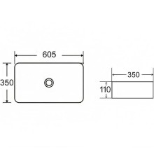 Раковина-чаша Bronze de Luxe 60 1061TR Терраццо