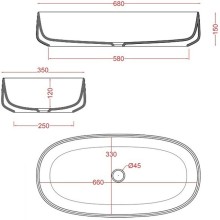 Раковина-чаша Artceram Cognac 68 COL005 12 00 Giallo zinco