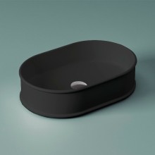 Раковина-чаша Artceram Atelier 60 ATL002 17 00 Черная матовая