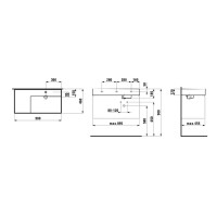 Раковина 90x46 см Laufen Kartell by Laufen 8.1033.9.000.111.1