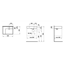 Раковина 60x46 см Laufen Kartell by Laufen 8.1033.5.000.112.1