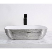 Раковина-чаша CeramaLux 46 D1333H131 Серебро Белая