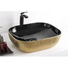 Раковина-чаша CeramaLux 50 D1302H022 Золото Черная