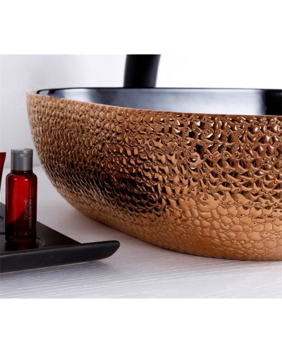 Раковина-чаша CeramaLux 50 D1302H024 Медь Черная