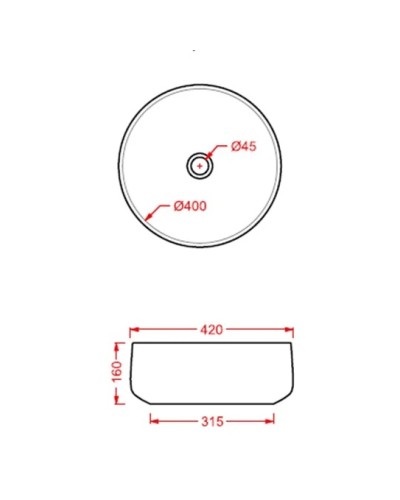 Раковина 42x42 см Artceram Cognac COL001 21 00 nero germania