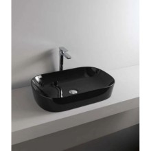 Раковина 65x41,5 см Artceram Ghost GHL002 03 00 nero lucidox0