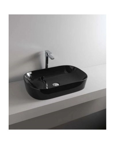 Раковина 65x41,5 см Artceram Ghost GHL002 03 00 nero lucidox0