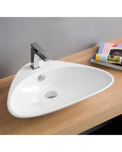 Раковина 60x44 см Artceram Plettro PTL001 01 00 bi