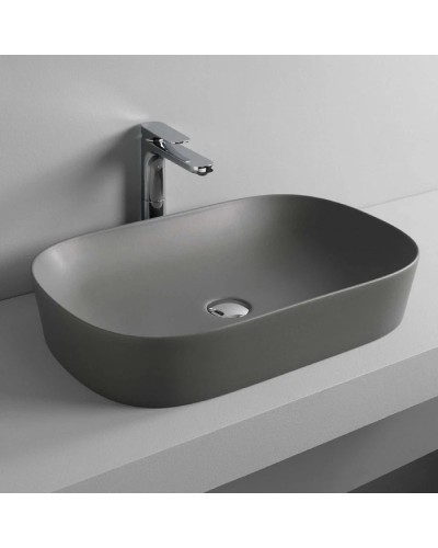 Раковина 65x41,5 см Artceram Ghost GHL002 15 00 grigio olivax0