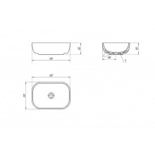 Раковина-чаша Cersanit Moduo 50 63570 Белая