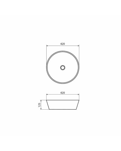 Раковина-чаша Allen Brau Liberty 42 4.32002.20 Белая
