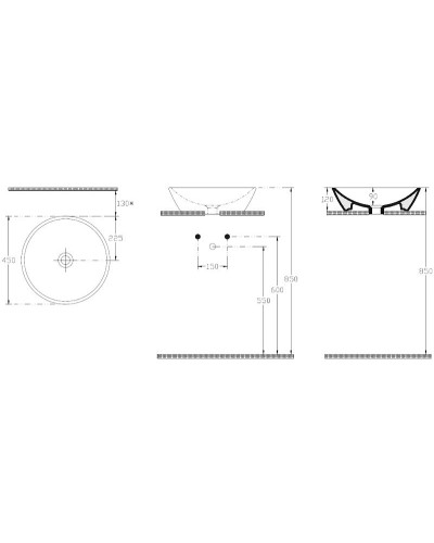 Раковина-чаша Allen Brau Fantasy 45 4.11019.20 Белая