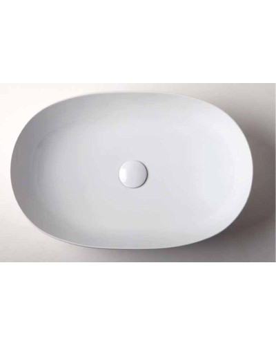 Раковина-чаша Azzurra Elegance Circle 60 ELLA060400C0BI/(ECI60 bix0) Белая