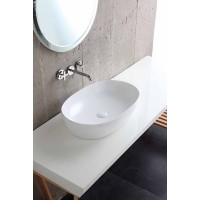 Раковина-чаша Azzurra Elegance Circle 60 ELLA060400C0BI/(ECI60 bix0) Белая