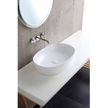 Раковина-чаша Azzurra Elegance Circle 60 ELLA060400C0BI/(ECI60 bix0) Белая