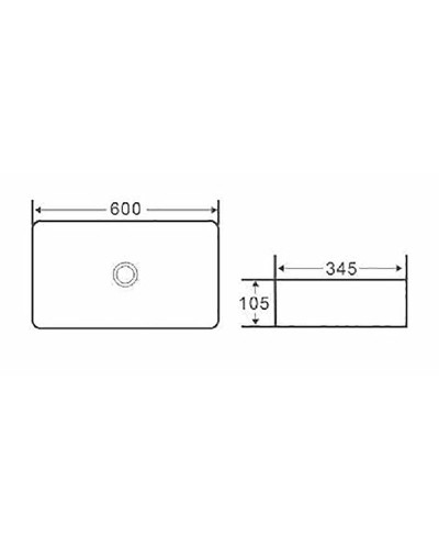 Раковина-чаша Boheme Armadi Art Vallessi 60 872 Белая