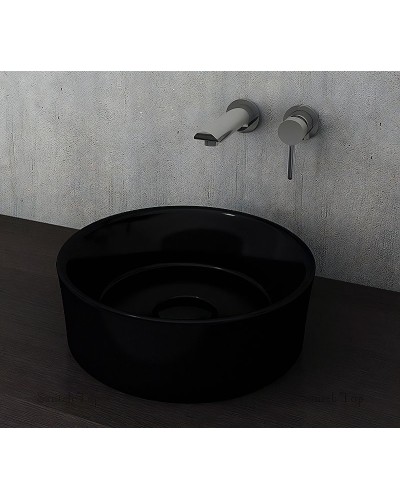 Раковина-чаша Bocchi Vessel 38 1174-005-0125 Черная глянцевая