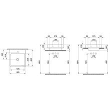 Раковина Bocchi Scala Arch 48 1076-019-0126 Красная глянцевая