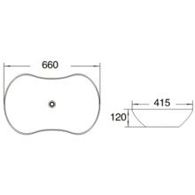 Раковина 66х41 см SantiLine SL-1030