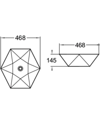 Раковина 46,8х46,8 см SantiLine SL-1058