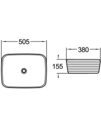Раковина 50,5х38 см SantiLine SL-1060