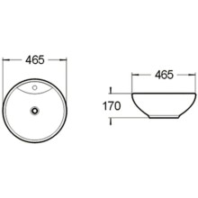 Раковина 46,5х46,5 см SantiLine SL-1067