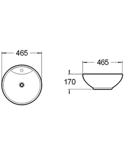 Раковина 46,5х46,5 см SantiLine SL-1067