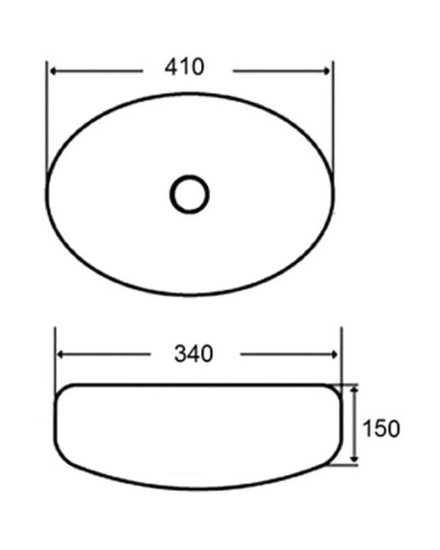 Раковина 41х34 см BelBagno BB1080