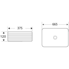 Раковина 66,5х37,5 см BelBagno BB1422
