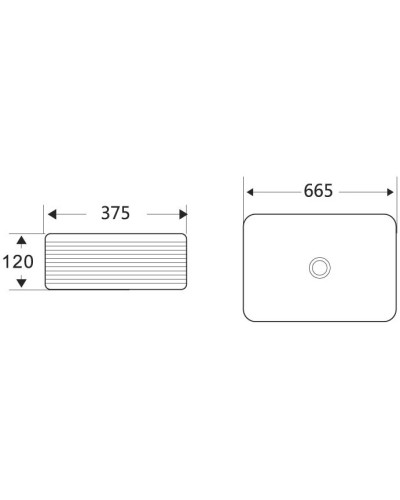 Раковина 66,5х37,5 см BelBagno BB1422