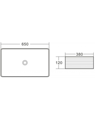 Раковина 65х38 см BelBagno BB1408
