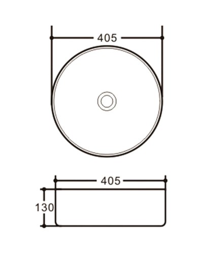 Раковина-чаша Vincea 40 VBS-316MB Черная матовая