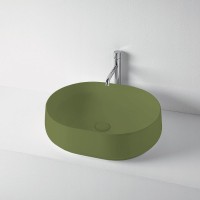 Раковина-чаша Kerasan F10 56 460511 Зеленая матовая