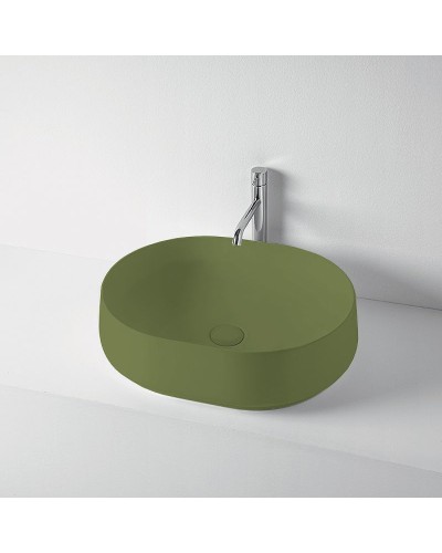 Раковина-чаша Kerasan F10 56 460511 Зеленая матовая
