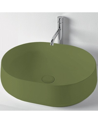 Раковина-чаша Kerasan F10 56 460511 Зеленая матовая
