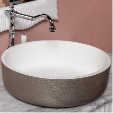 Раковина Boheme Armadi Art NeoArt 40 819-SL Серебро Белая