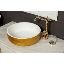 Раковина Boheme Armadi Art NeoArt 40 819-G Золото Белая
