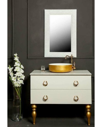 Раковина Boheme Armadi Art NeoArt 40 819-G Золото Белая