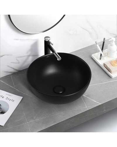 Раковина-чаша Abber Bequem 36 AC2105MB Черная матовая