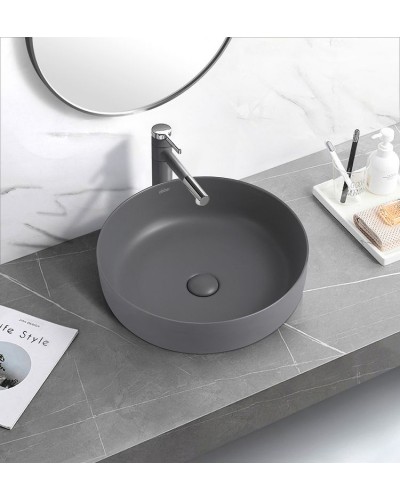 Раковина-чаша Abber Bequem 46 AC2100MG Серая матовая