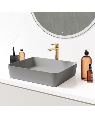 Раковина-чаша Grossman 48 GR-3016GM Серая матовая