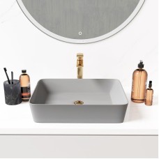 Раковина-чаша Grossman 48 GR-3016GM Серая матовая