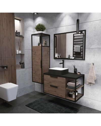 Раковина-чаша Grossman 40 GR-4042BW Белая Черная