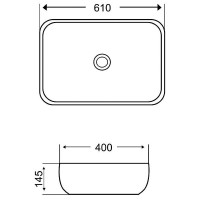 Раковина-чаша Grossman 61 GR-3049 Белая