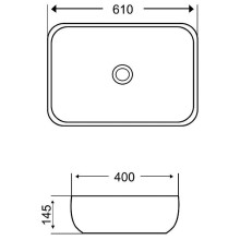 Раковина-чаша Grossman 61 GR-3049 Белая