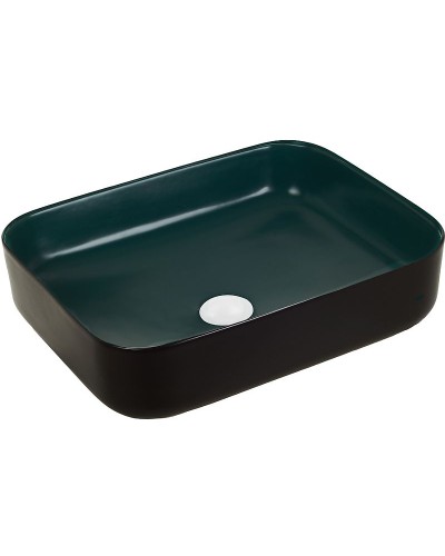 Раковина-чаша WeltWasser Elbach M2195 BDG 50 10000005750 Черная Темно-зеленая