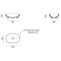 Раковина-чаша GSI Nubes 50 978411 Белая